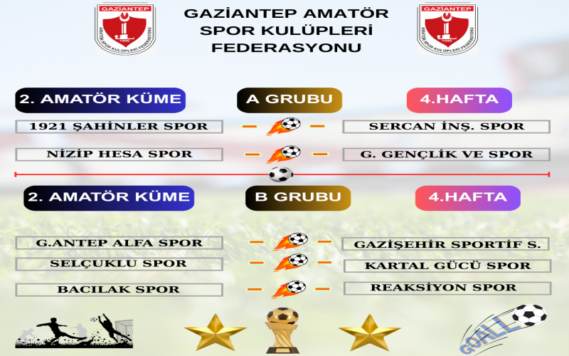 2. AMATÖR KÜME MAÇ PROGRAMI AÇIKLANDI.